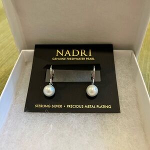 Nadri Freshwater Pearl Drop Earrings
